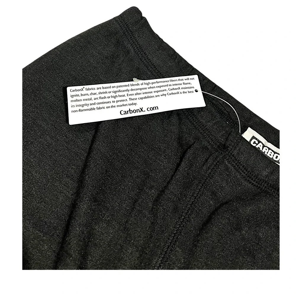 NWT CarbonX‎ FR Base Layer Thermal Long Johns Men's L Black Flame Resistant
